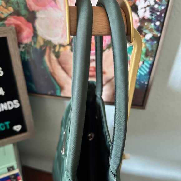 PRADA Nylon Tote Shoulder Bag with Nylon Pouch - EUC - Picture 6 of 11